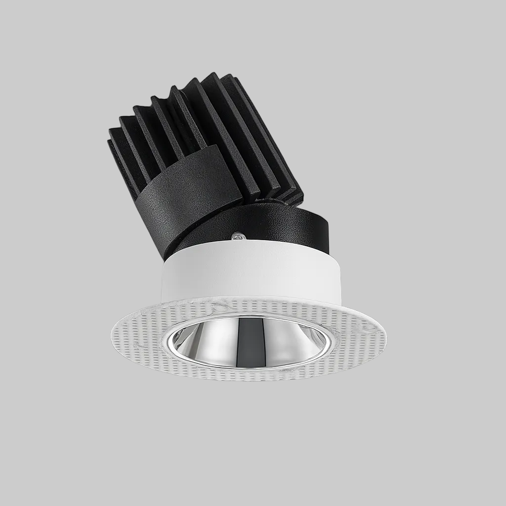 Deep recessed white trimless spot light 