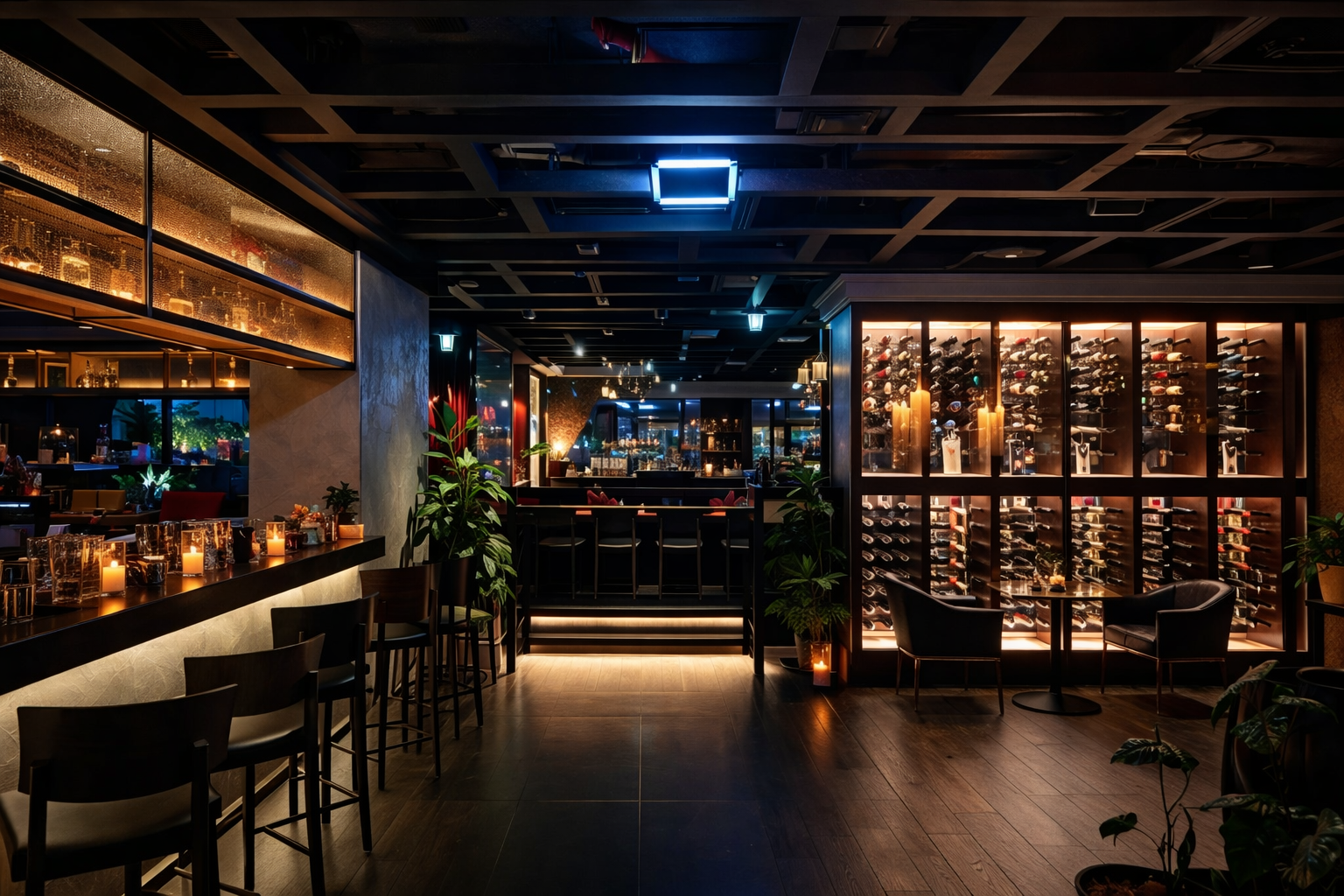 Smoki moto lighting at Palm Jumeirah, Dubai, UAE