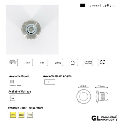 Orbit - Adjustable Inground Light