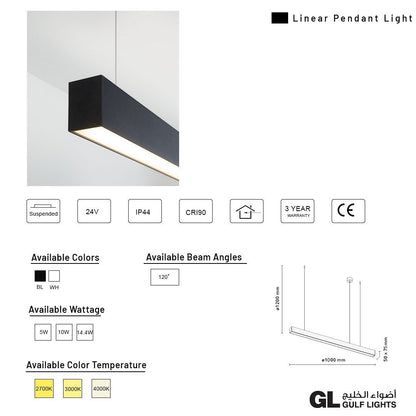 Lito - Linear Pendant Light