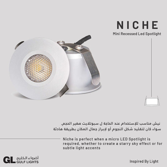 NIche - Mini Recessed Led Spotlight