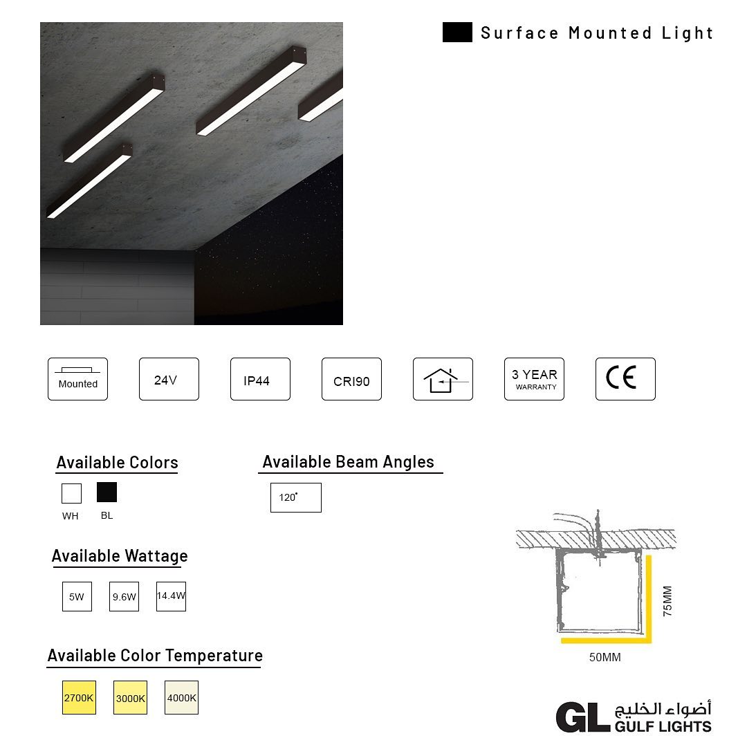 B-Liner - Mounted Linear Light