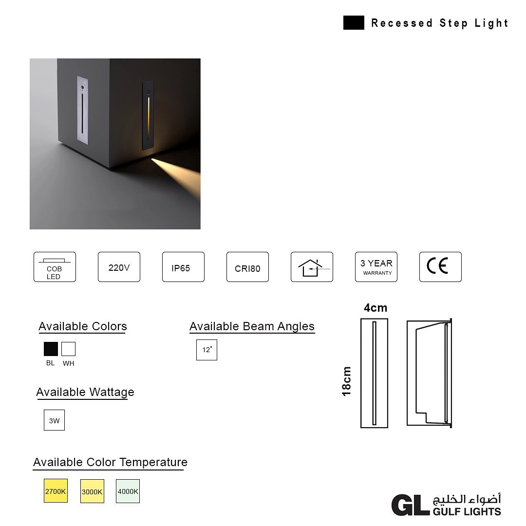 Step - Recessed Steplight