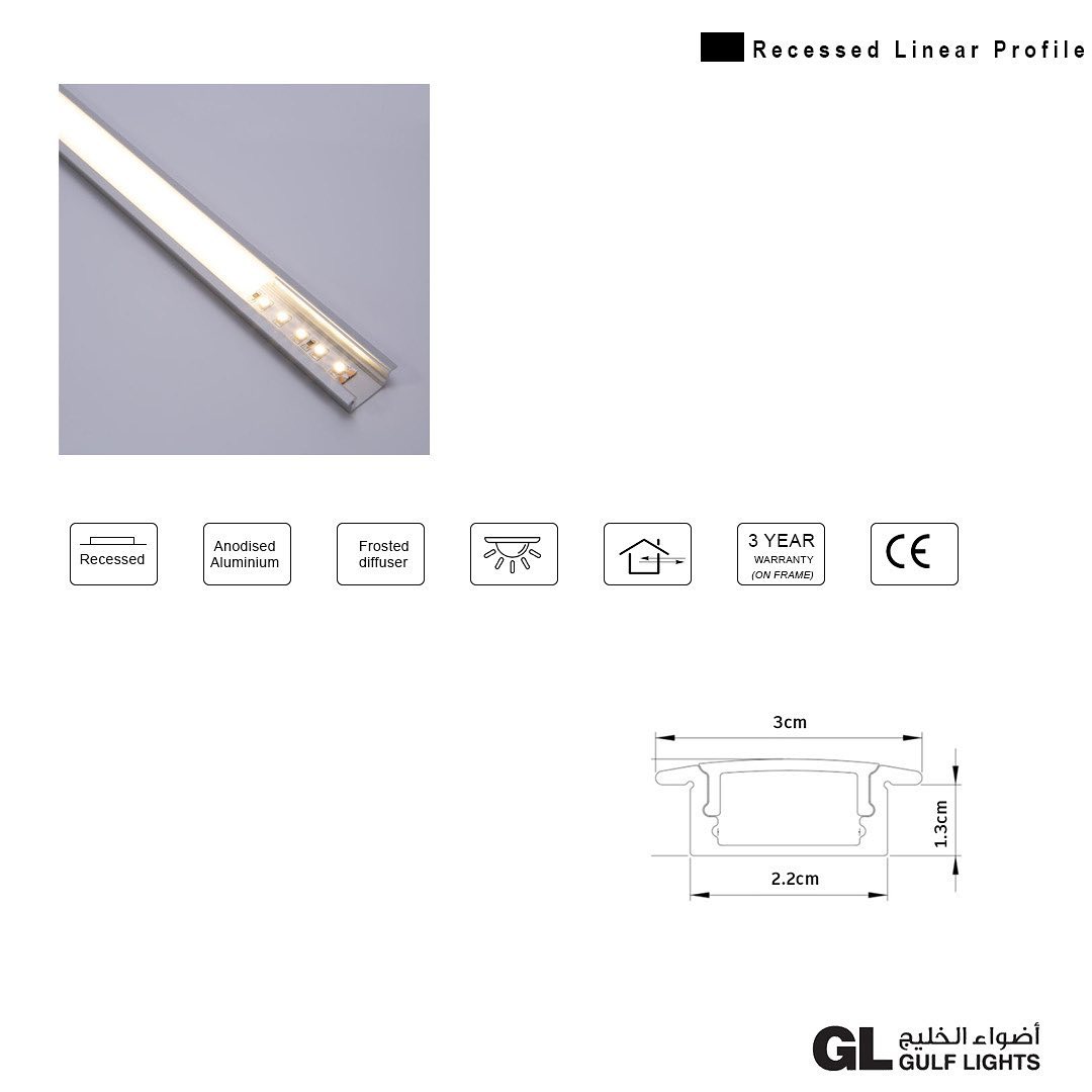 Lumo - Recessed Linear Light