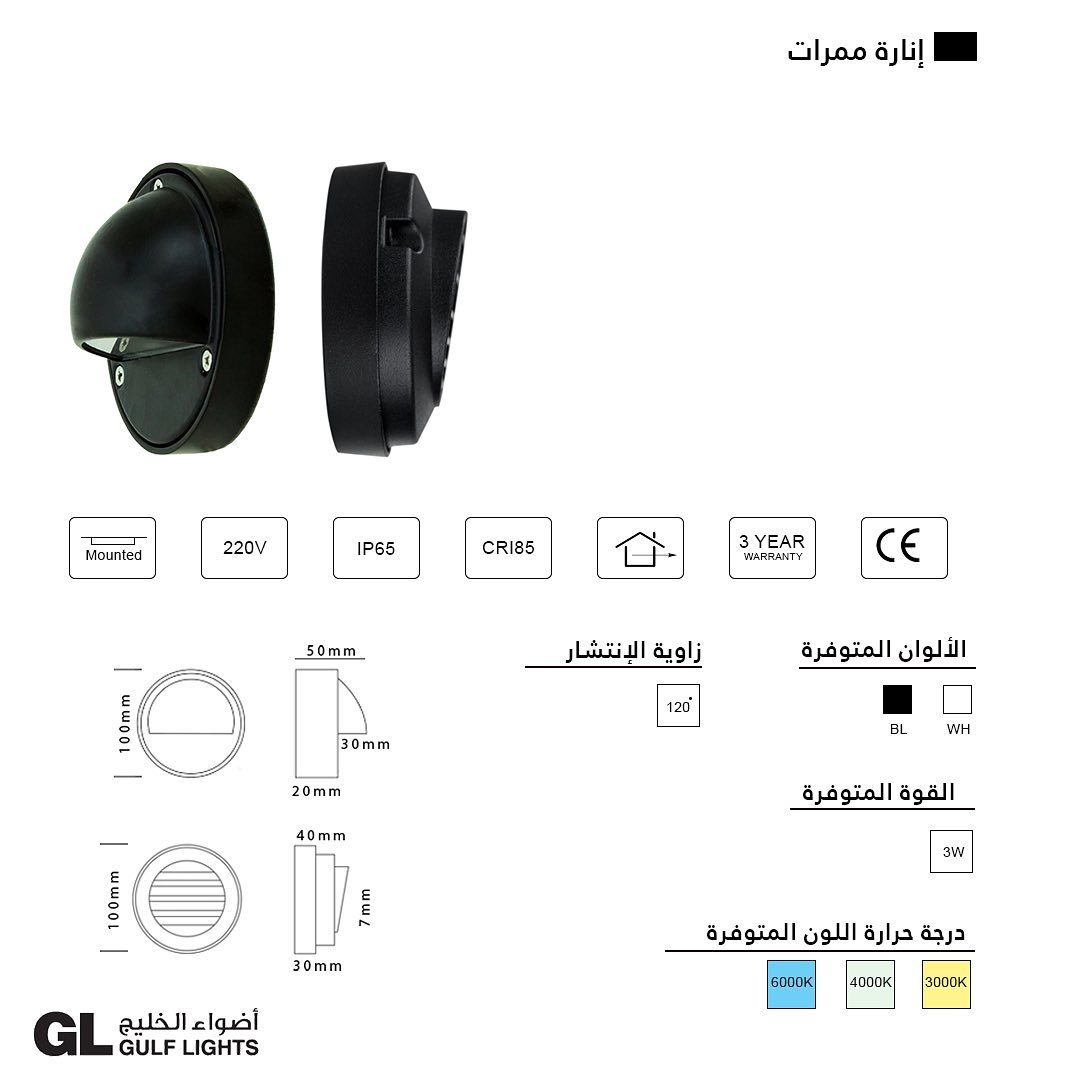 Louvr - Mounted Steplights