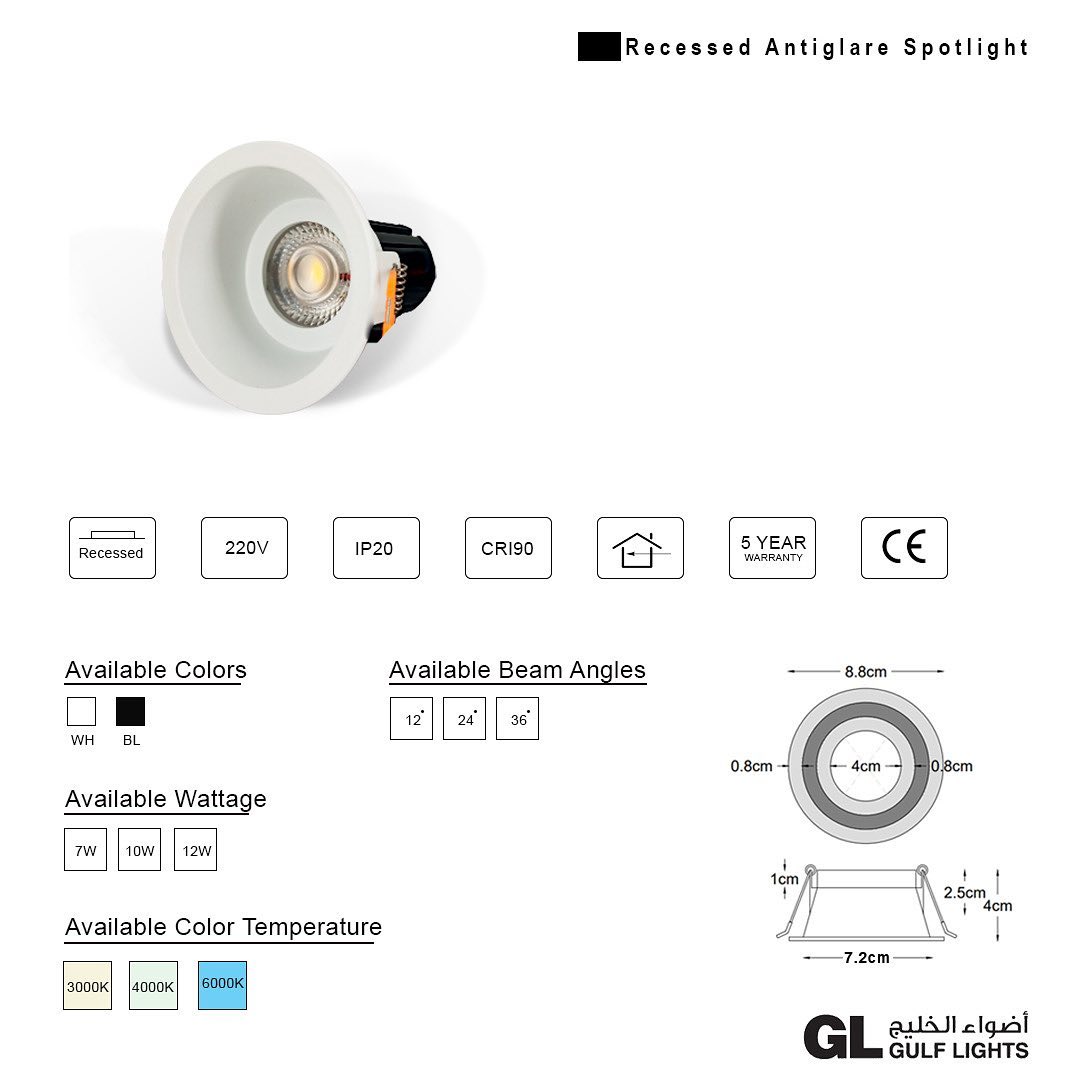 Alto - Antiglare Spotlight