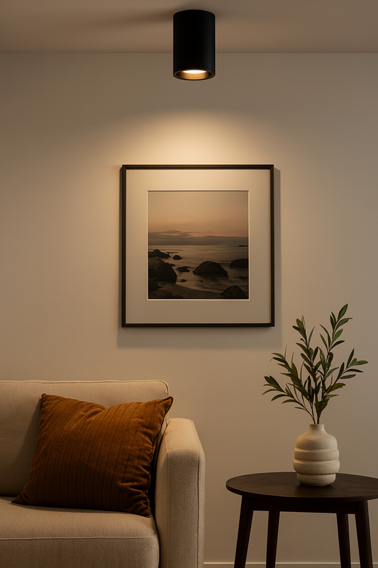 Application image of the mounted light 