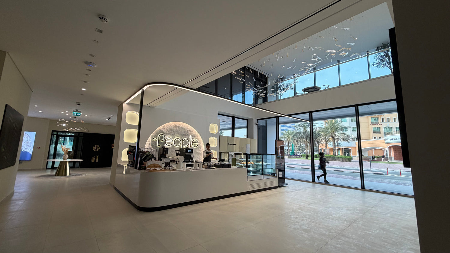 The pearl lighting at Dubai, UAE