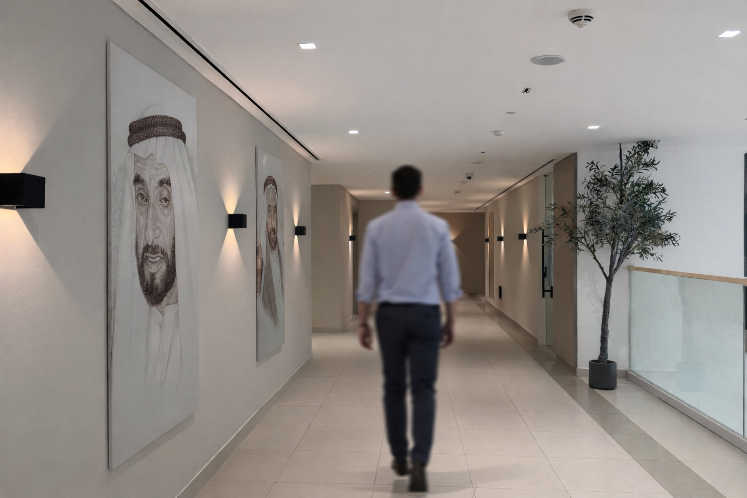 The pearl lighting at Dubai, UAE