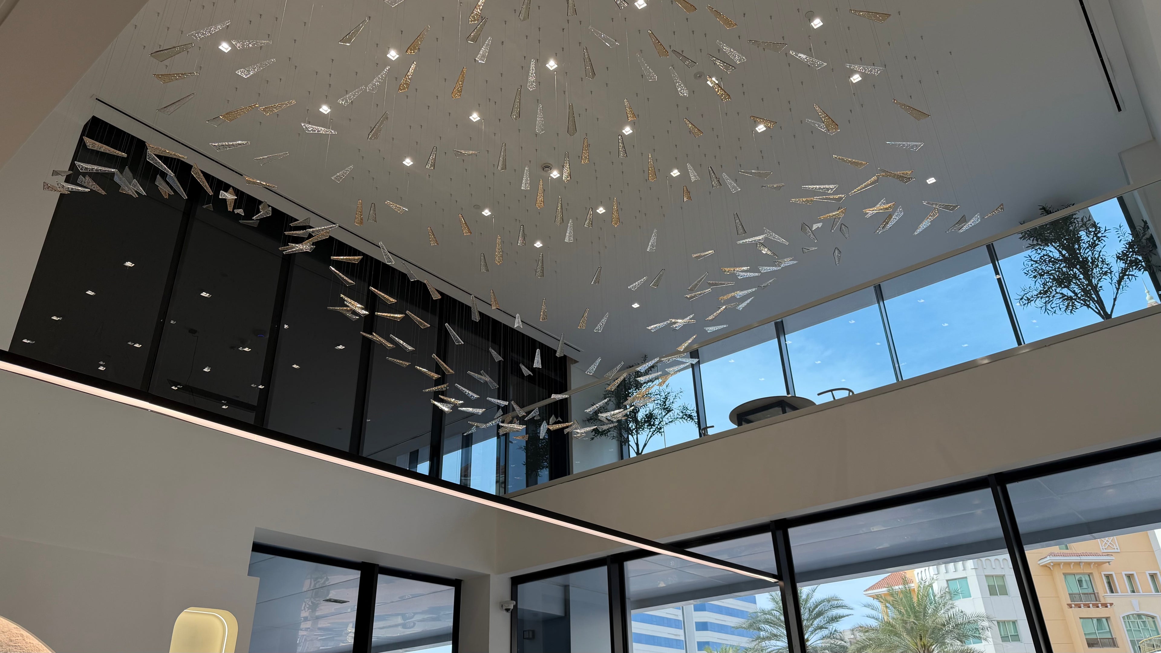 The pearl lighting at Dubai, UAE