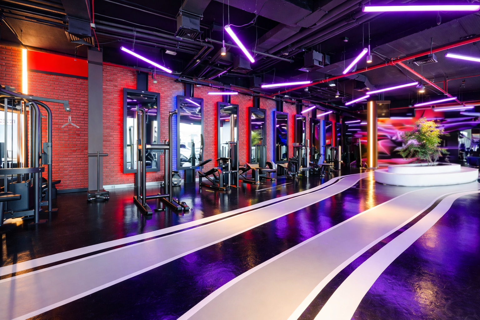 Tiger Gym Lighting at Dubai, UAE