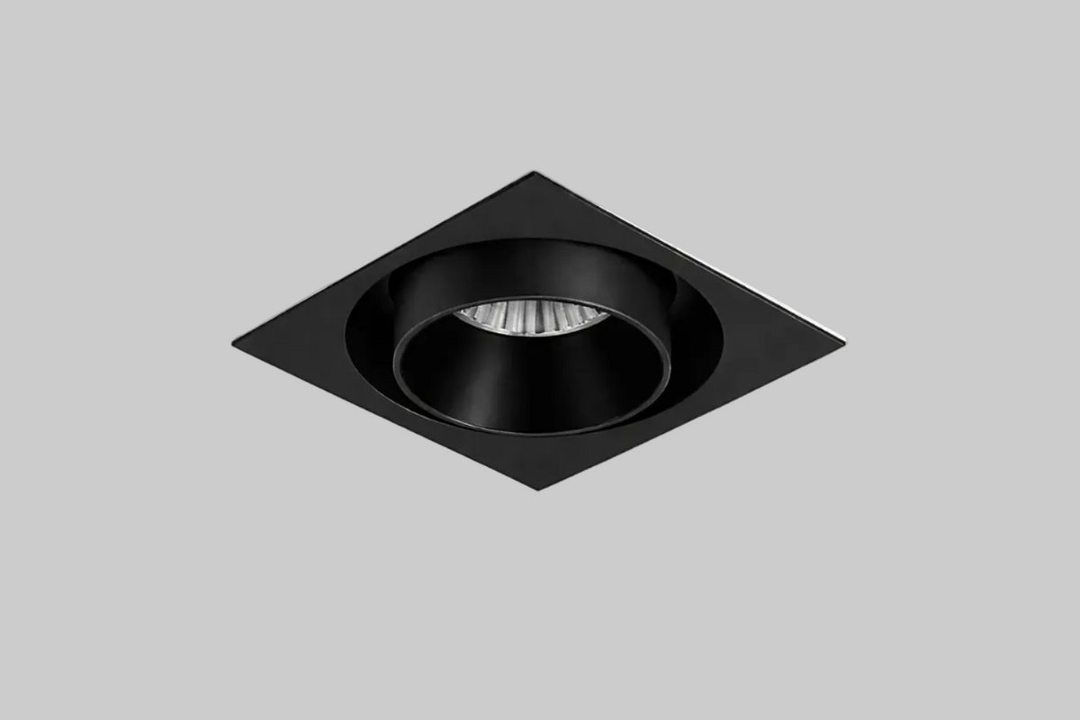 Black recessed spot light 