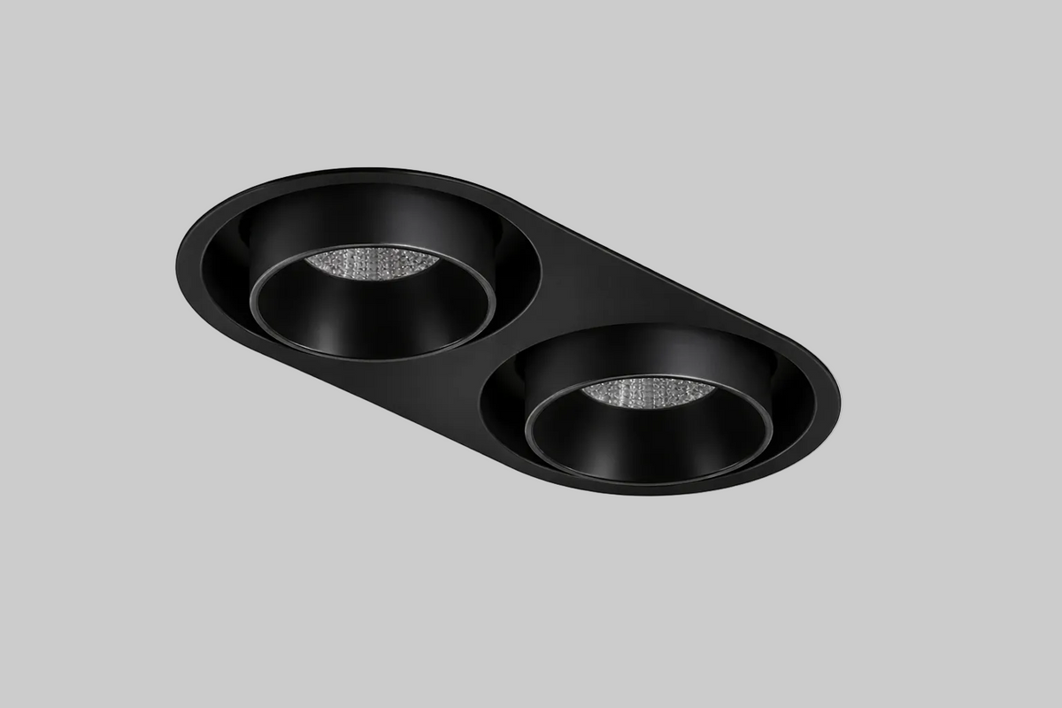 Black recessed spot light 