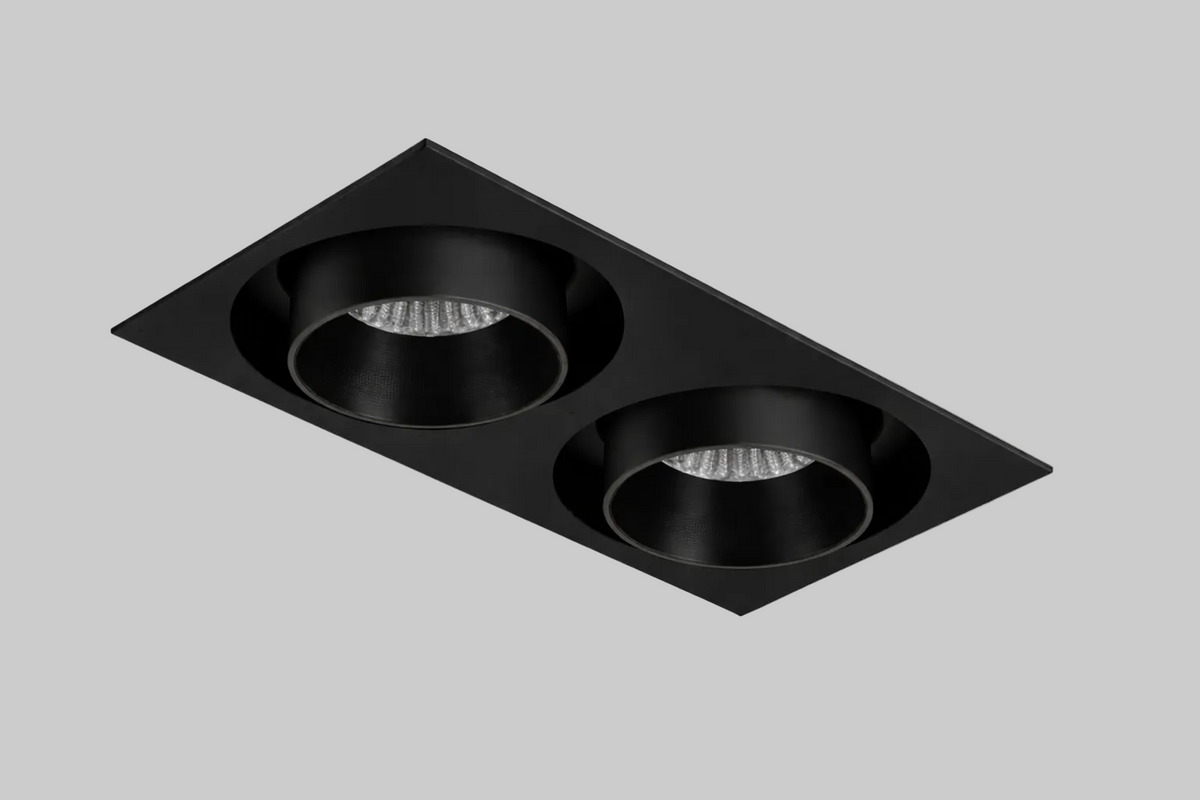 Black recessed spot light 