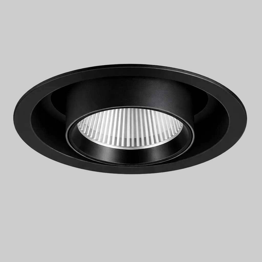 Black recessed spot light 