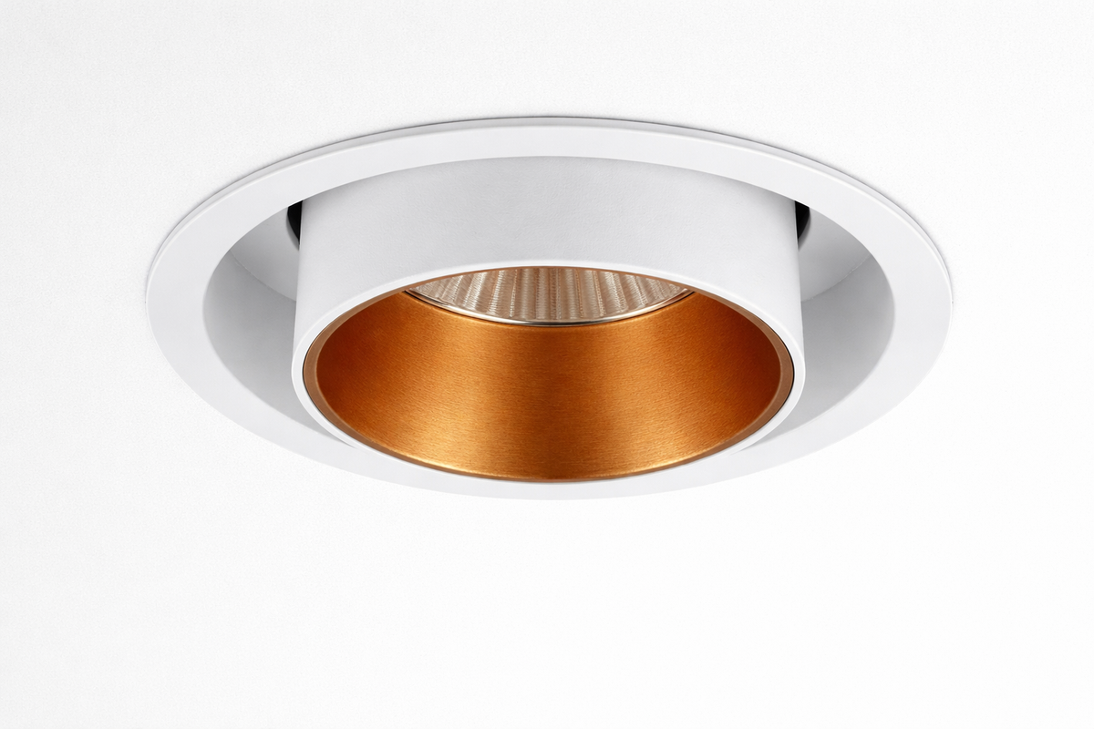 Round recessed spotlight 