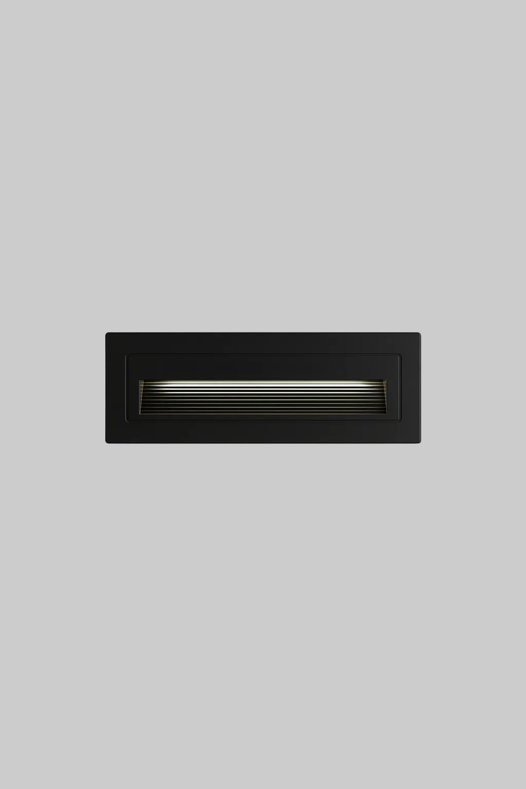 Black recessed step light with COB/SMD lamp
