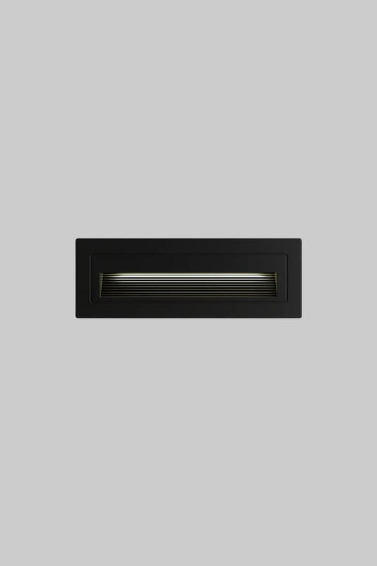 Black recessed step light with COB/SMD lamp
