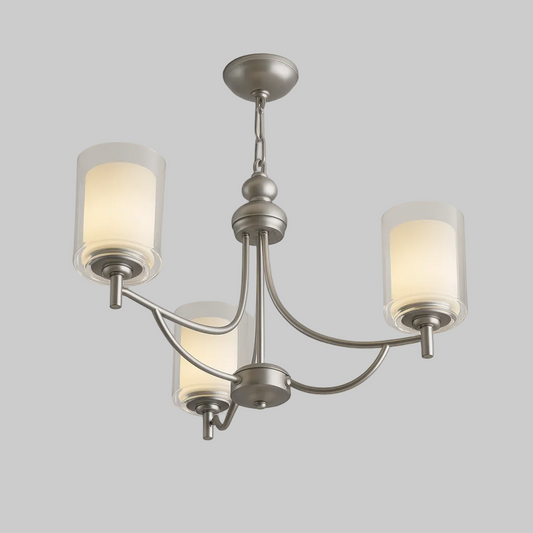 Suspended decorative light with E27 base lamp
