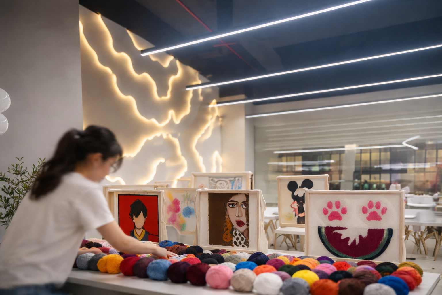 Tufting Time Lighting at Dubai, UAE