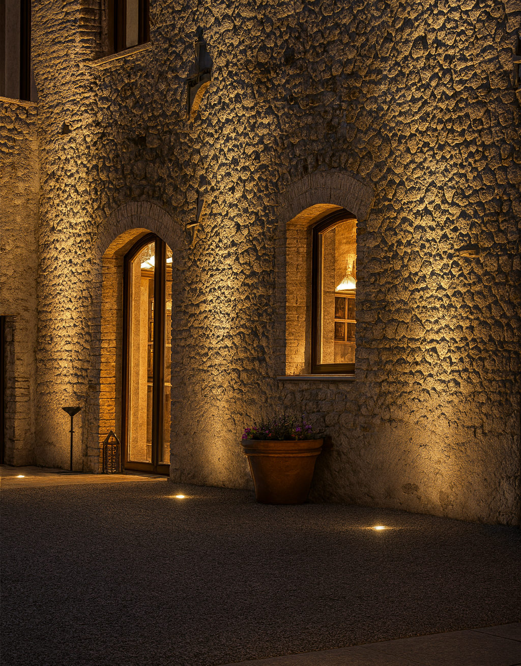 Application image of the inground light UP-100-GU10