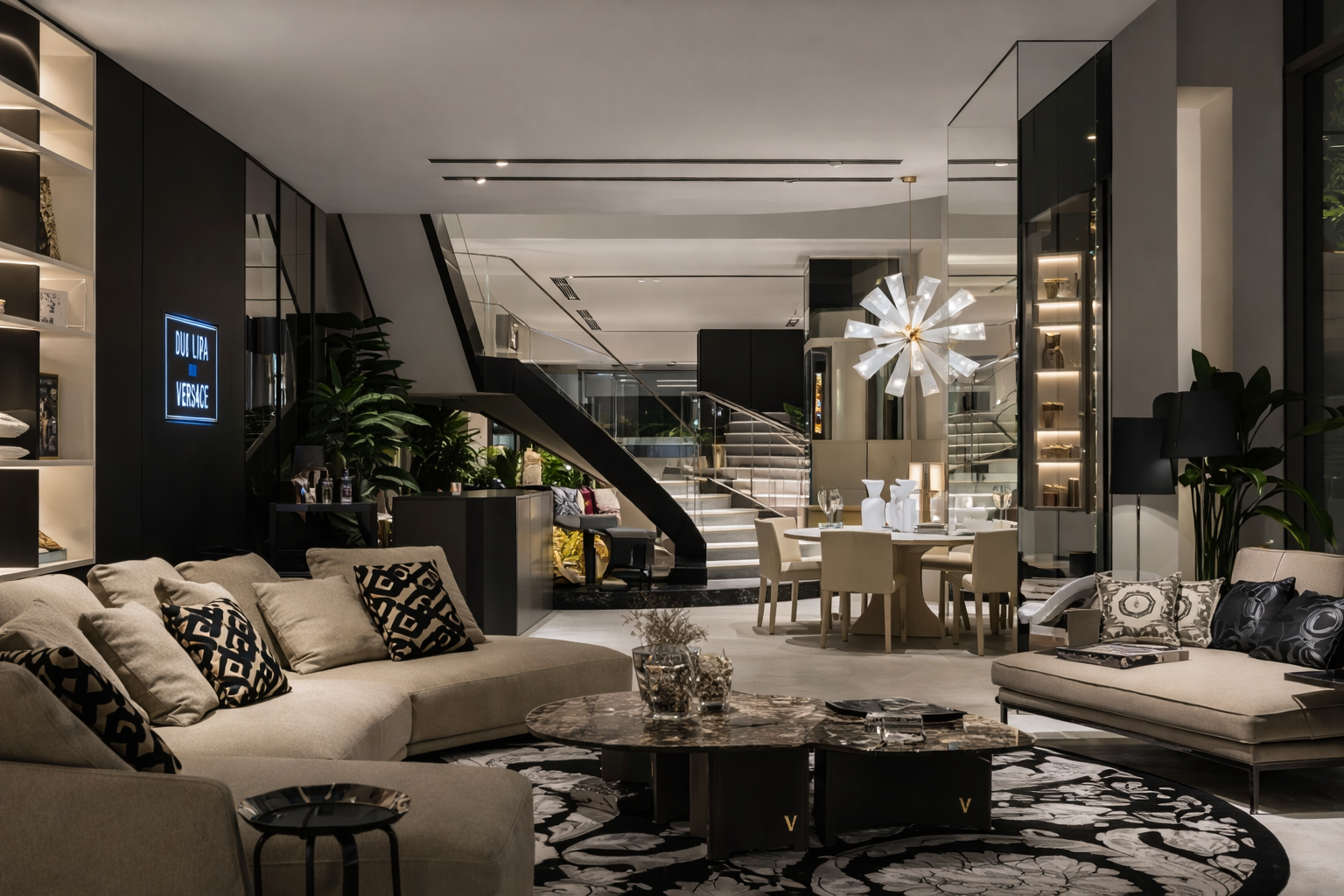 Versace Home Lighting at Dubai UAE