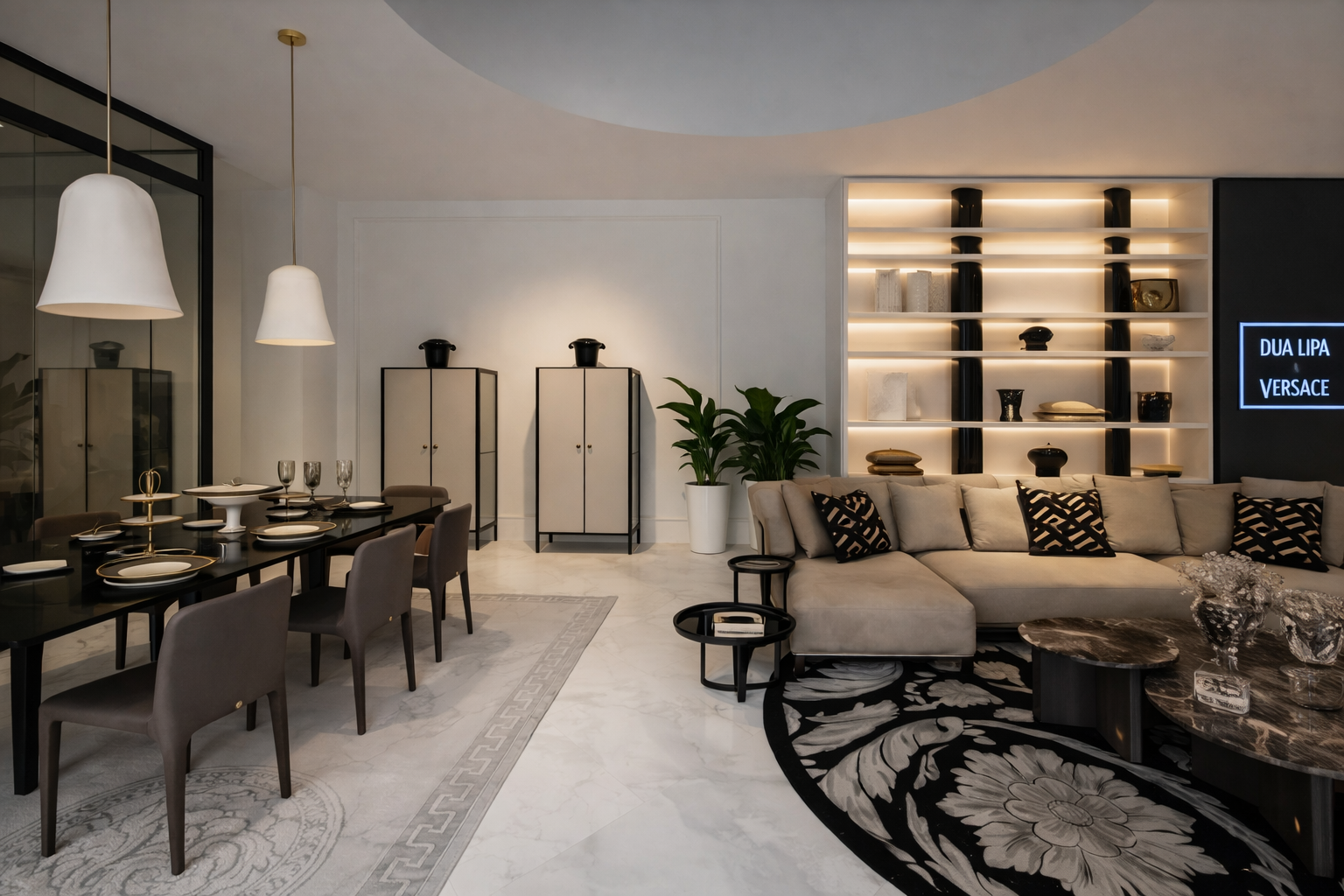 Versace Home Lighting at Dubai UAE