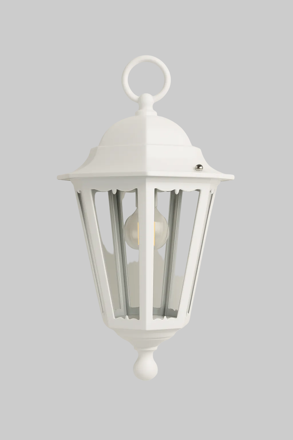 Suspended lantern light with E27 base lamp