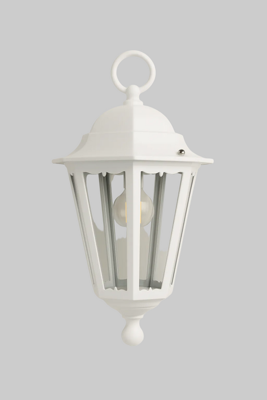 Suspended lantern light with E27 base lamp