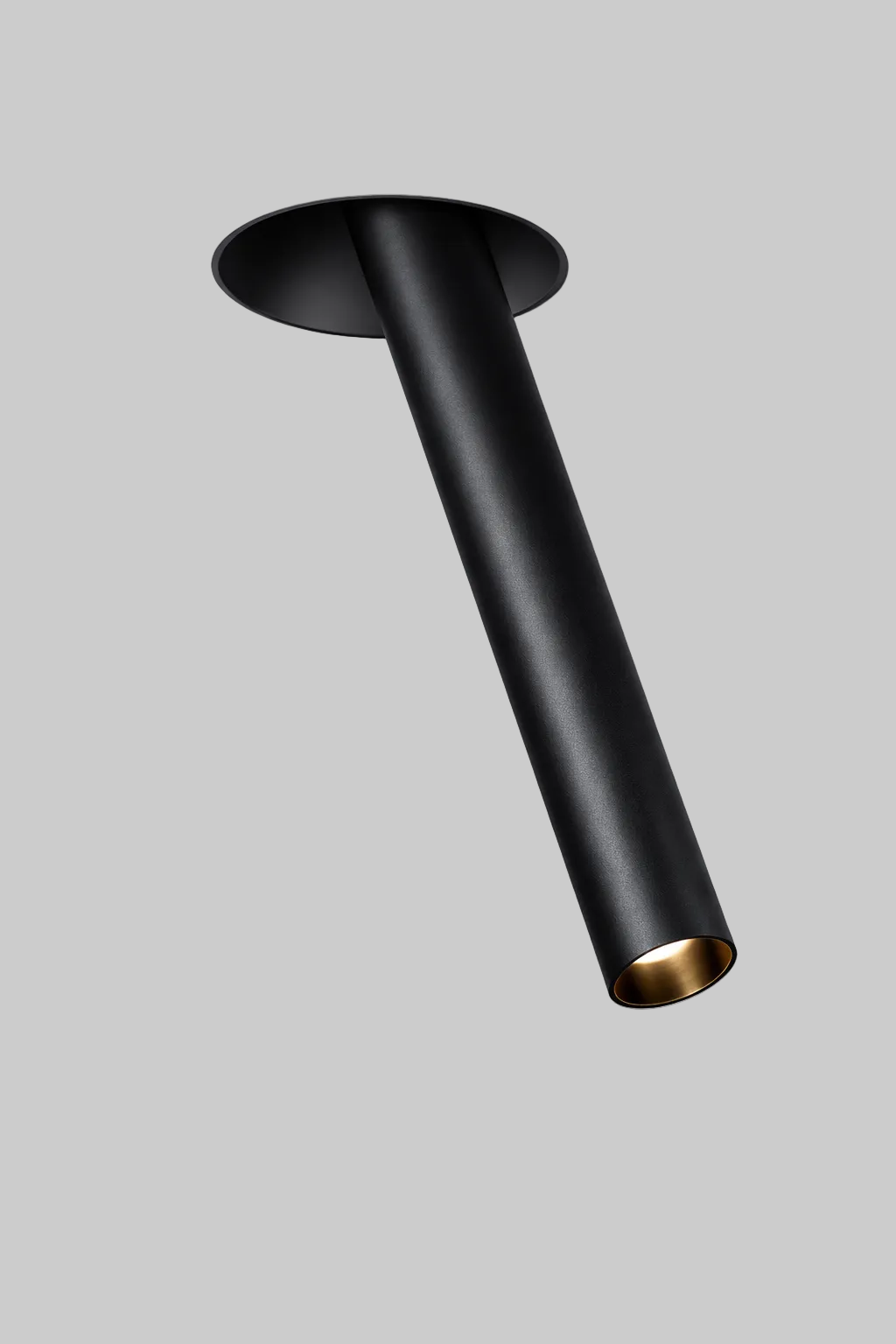 Black Recessed ceiling light fixture
