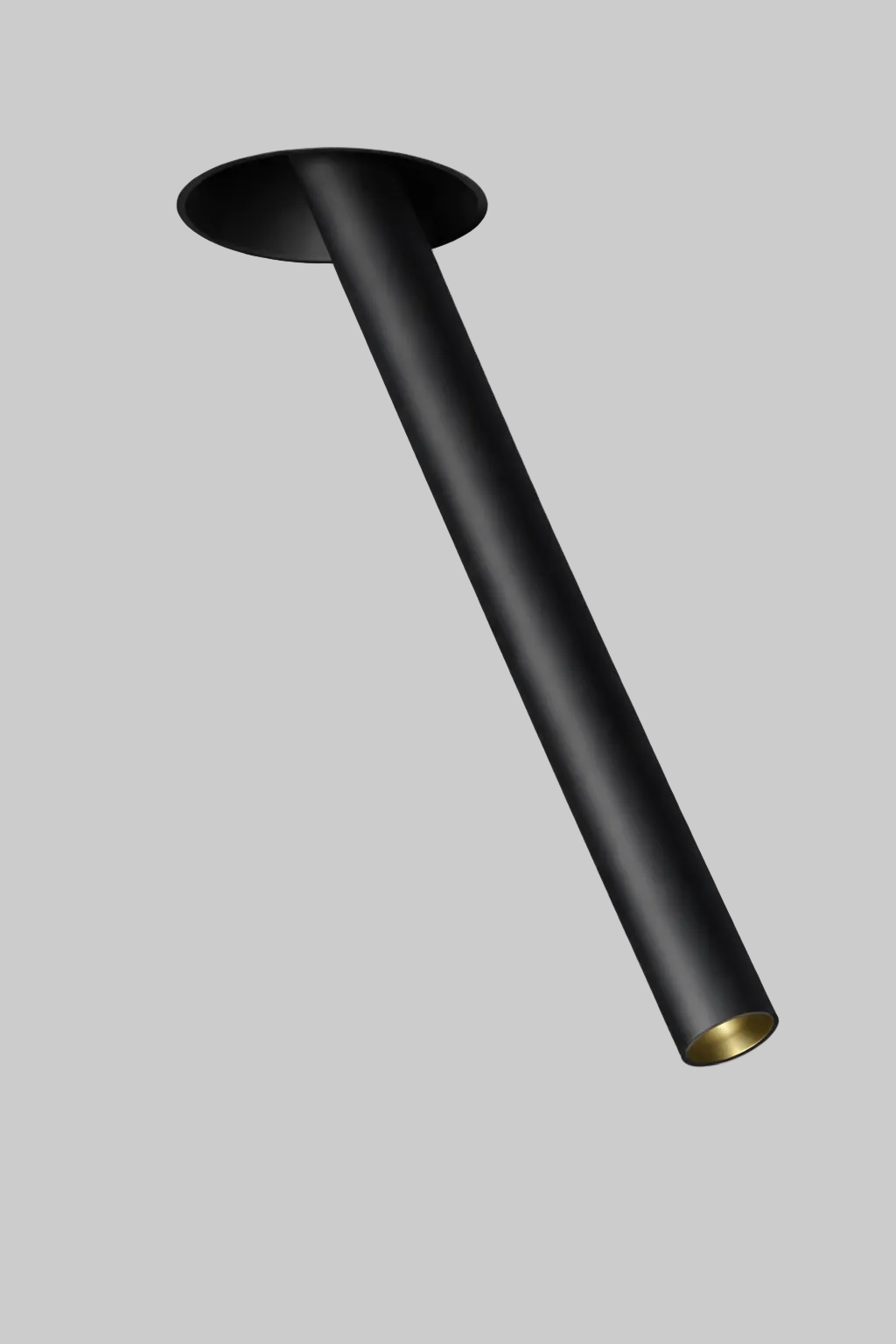Black Recessed ceiling light fixture