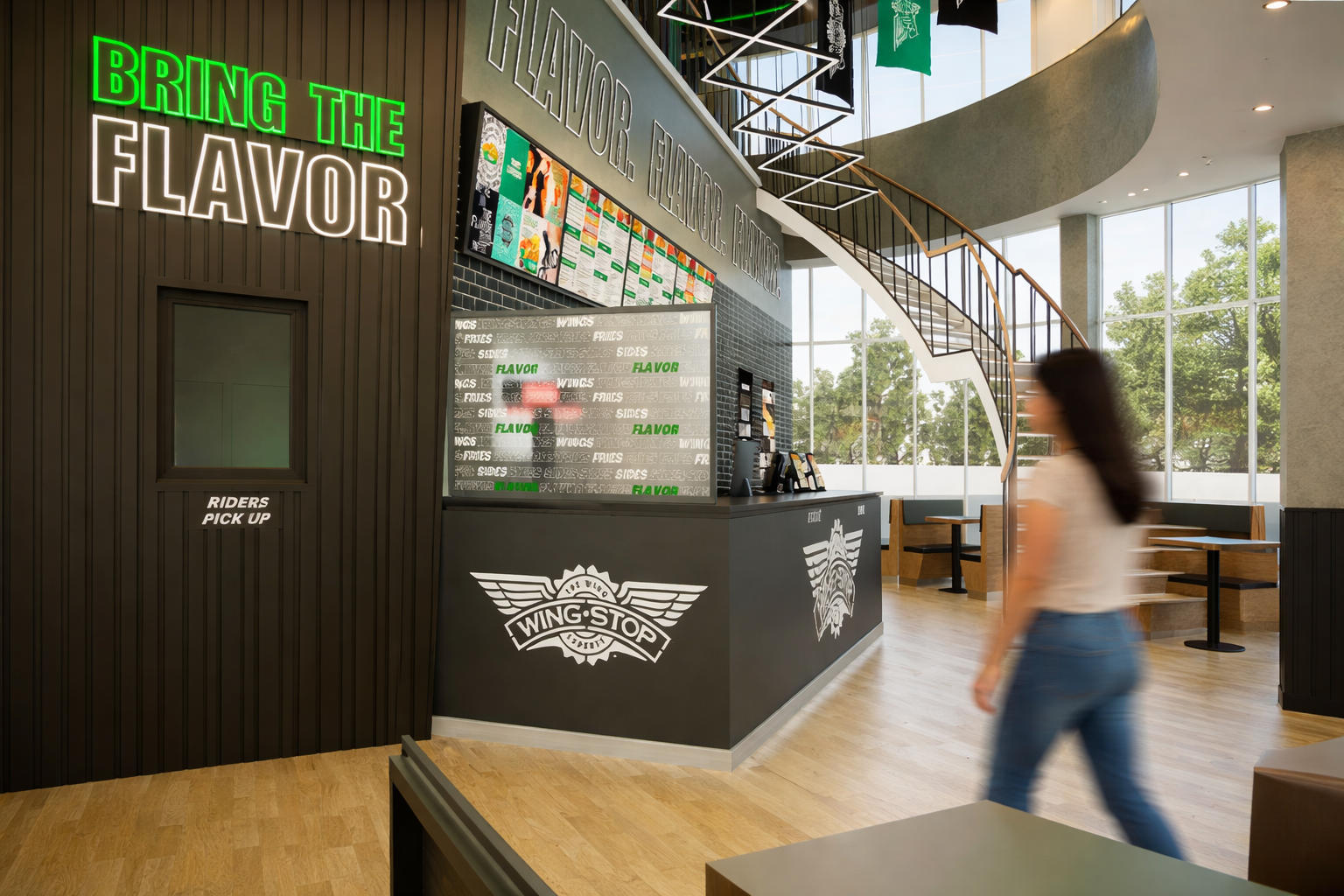 Wingstop Lighting at Al Ain, UAE