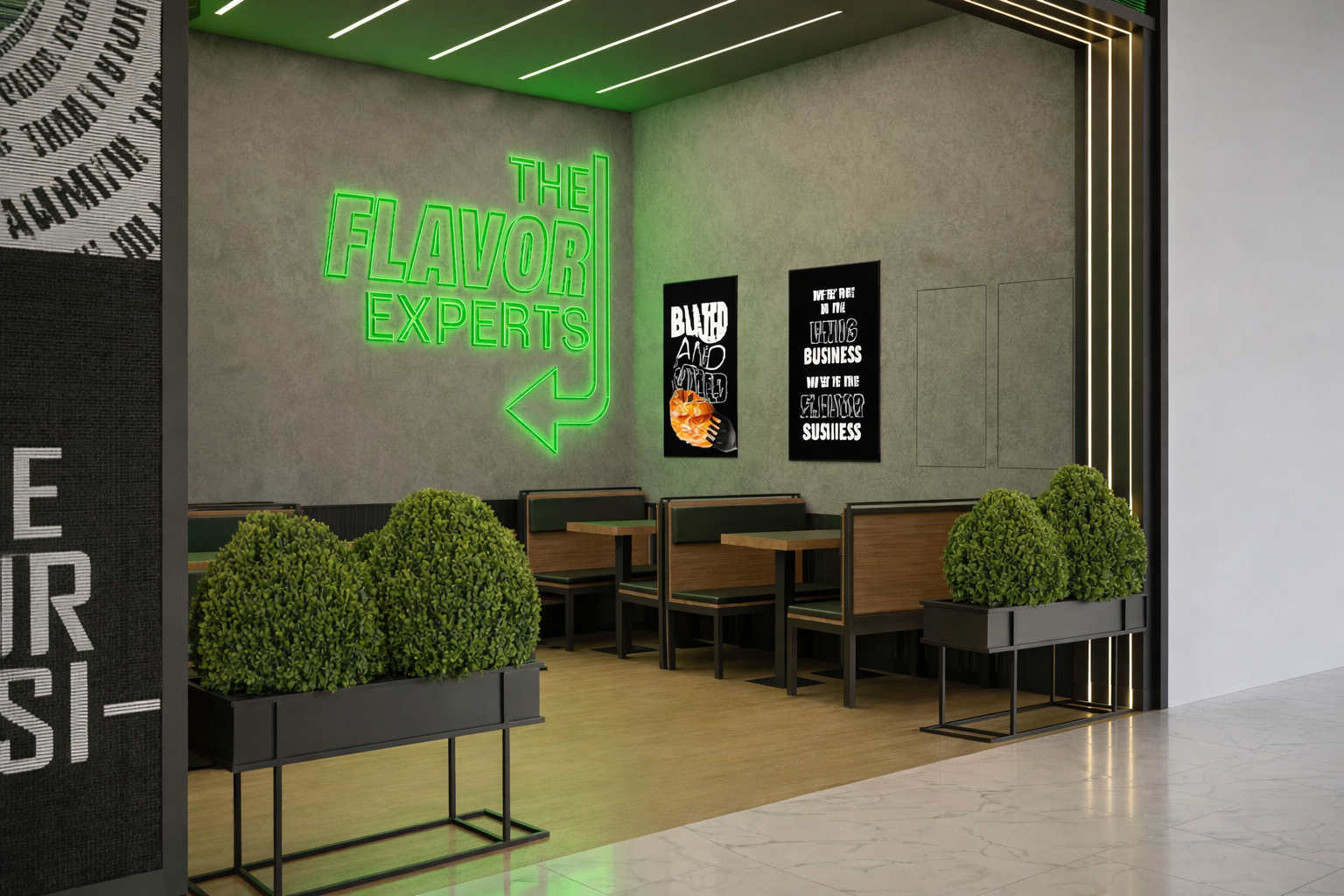 Wingstop Lighting at Al Ain, UAE