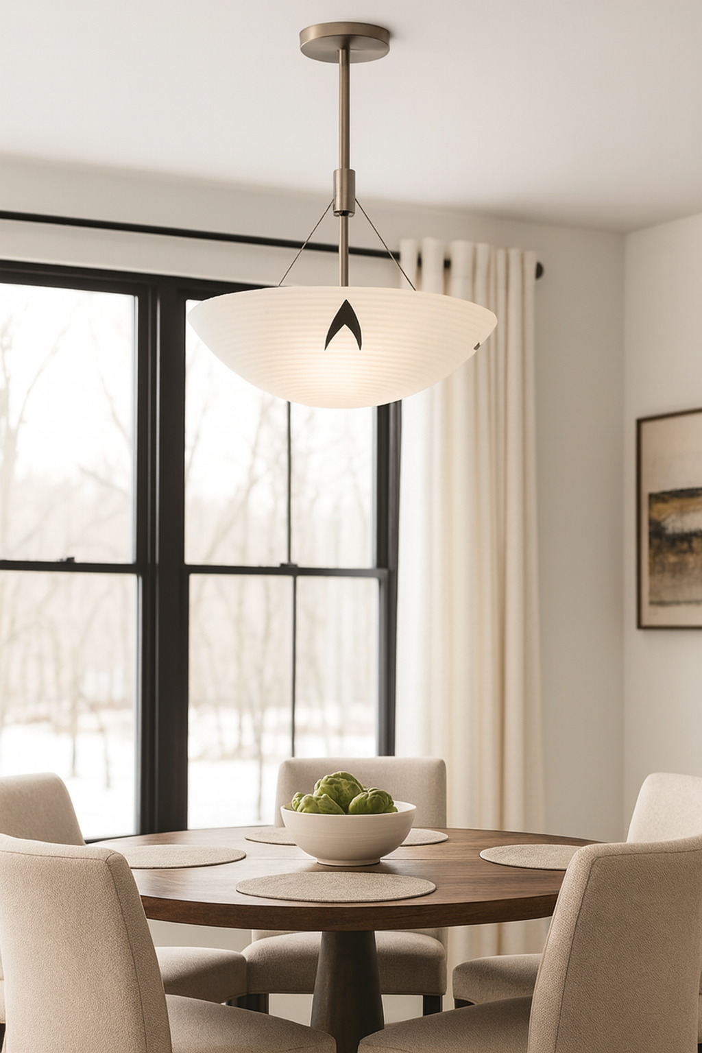 Application image for the pendant light fixture 