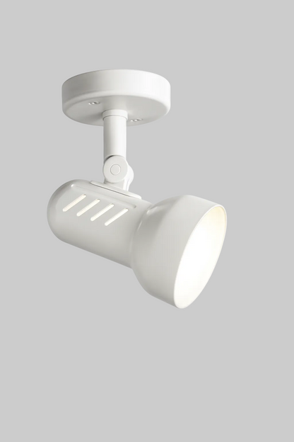 Wall mounted spotlight fixture with E27 base lamp