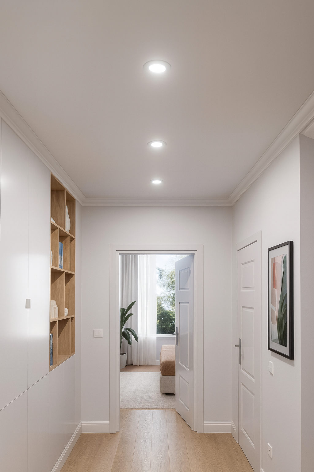 White LED downlight