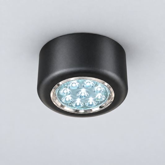Black mounted downlight in UAE