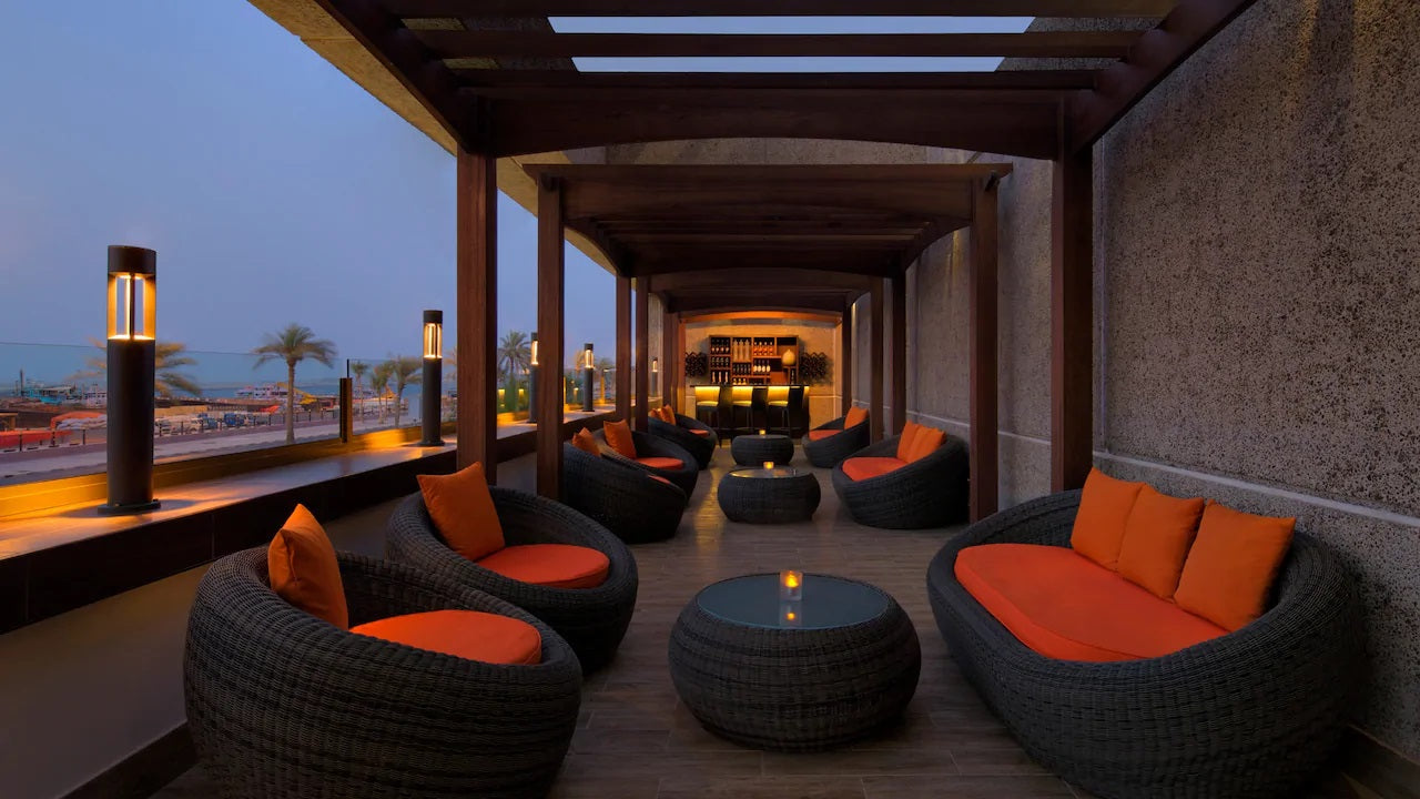 Hospitality lighting detail at Hyatt Regency, Bur Dubai