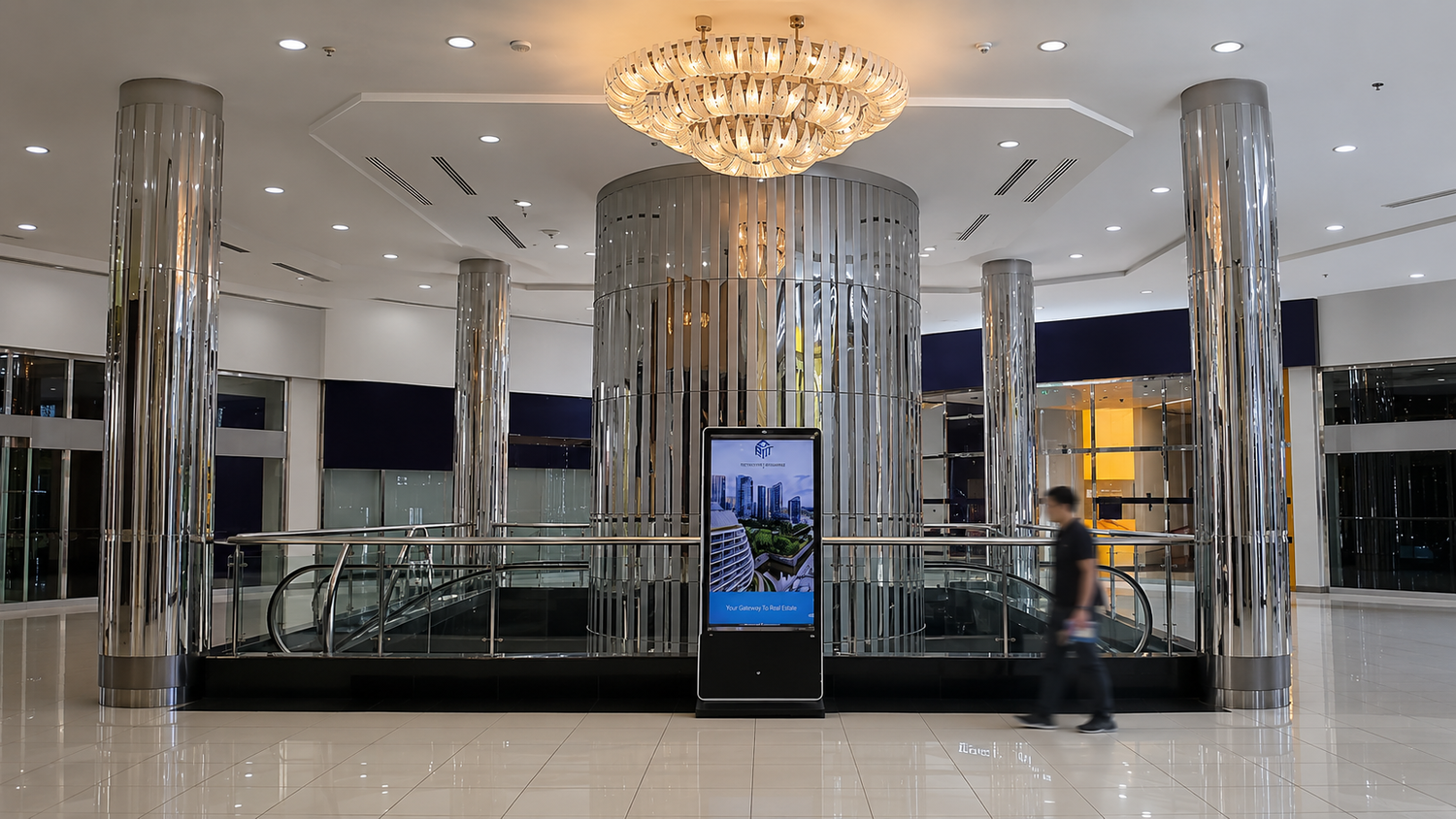 I rise tower lighting at Barsha Dubai UAE