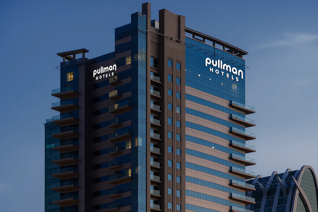Interior and exterior lighting design at Pullman JLT Hotel and Residences, Dubai