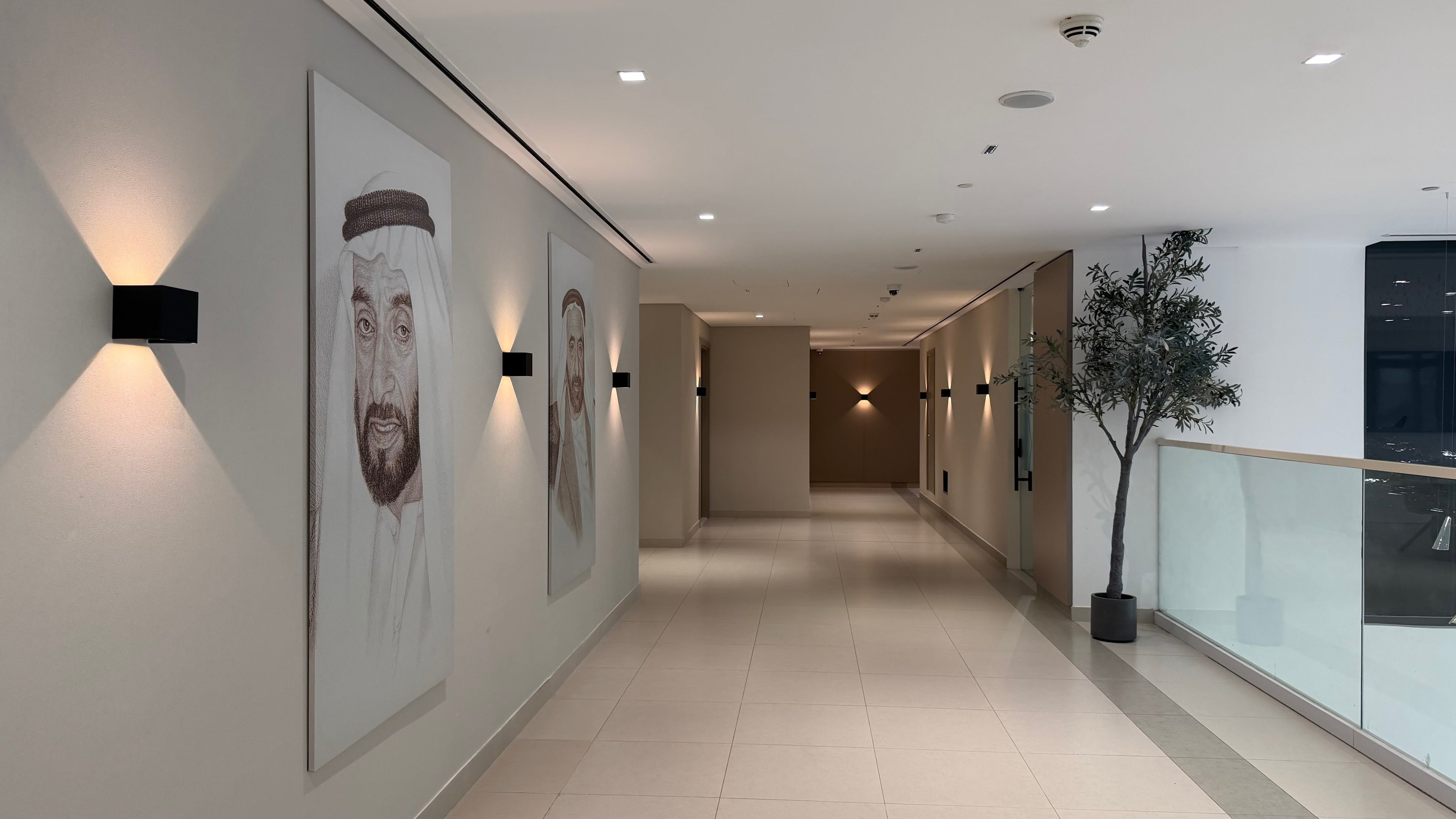 The pearl lighting at Dubai, UAE